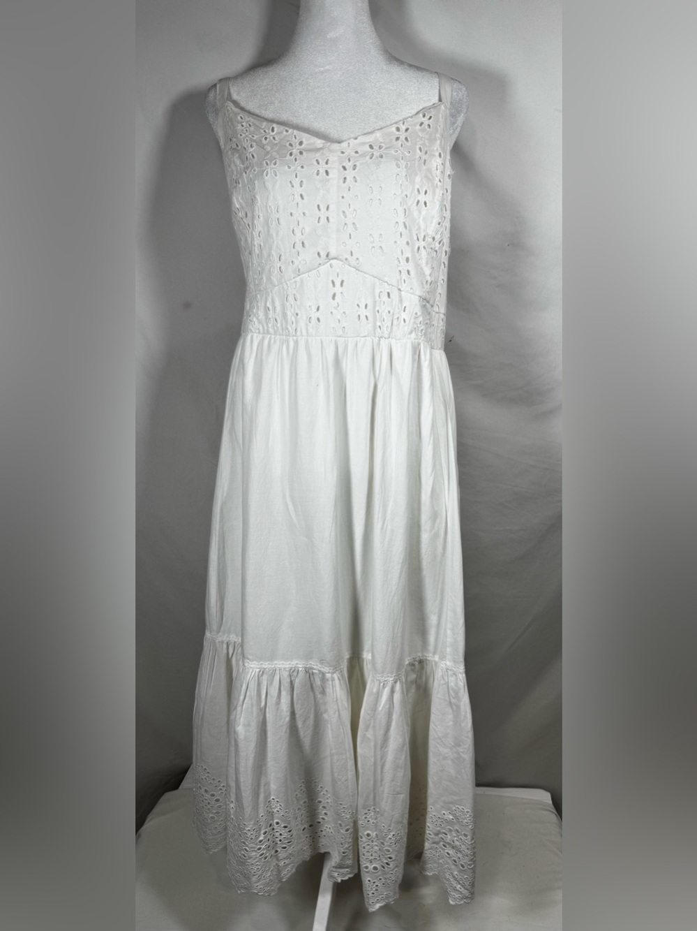 NWT Torrid eyelet gauze sleeveless midi dress size 3X - Picture 7 of 12